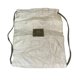 Beba Reusable Woven Backpack White & Green